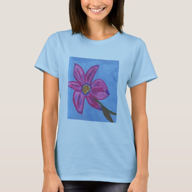 T-shirt bonito violeta (Frente)