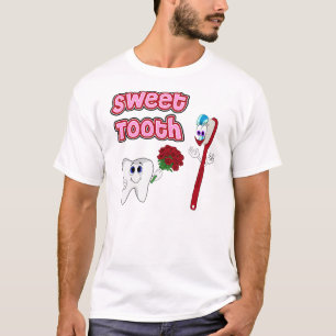 T-shirt bonitos dos desenhos animados do guloso