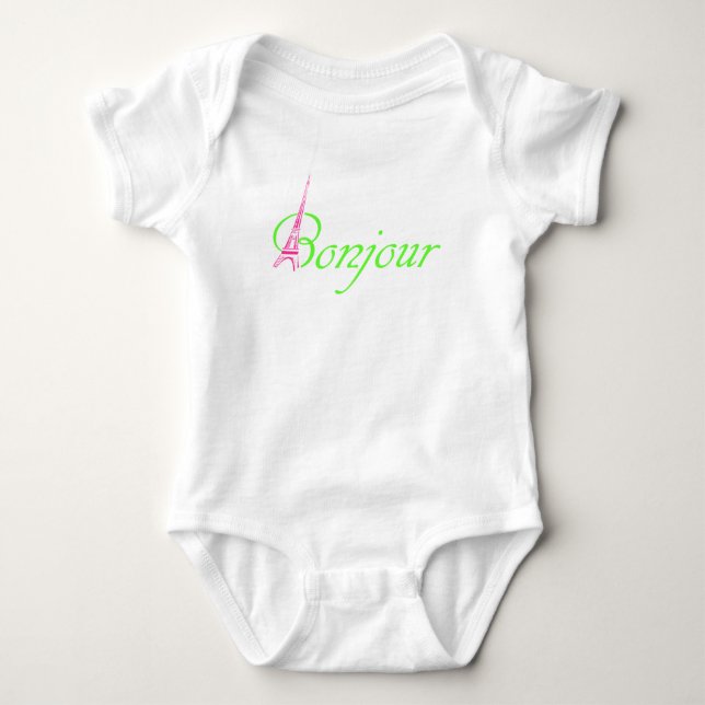 T-shirt Bonjour (Frente)