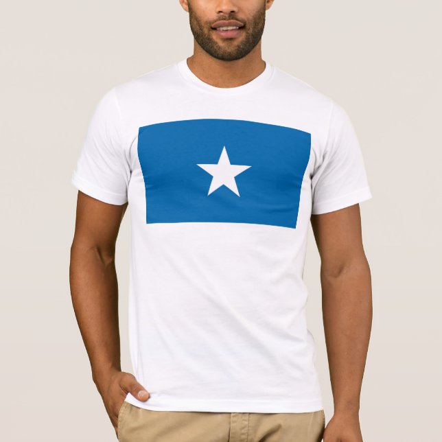 T-shirt Bonnie da bandeira azul (Frente)