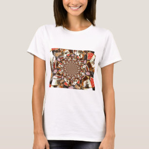 T-shirt Bons bolos e cisnes