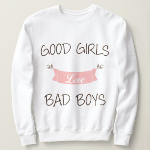 T-shirt Bons meninos do mau do amor das meninas
