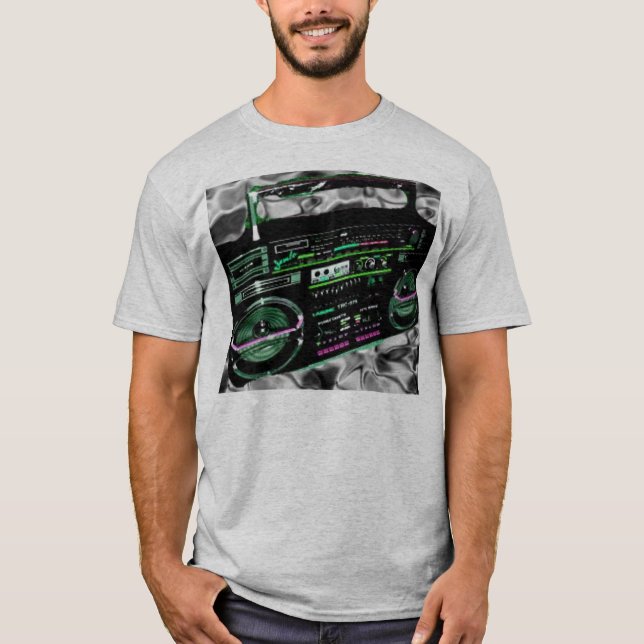 T-shirt boombox (Frente)