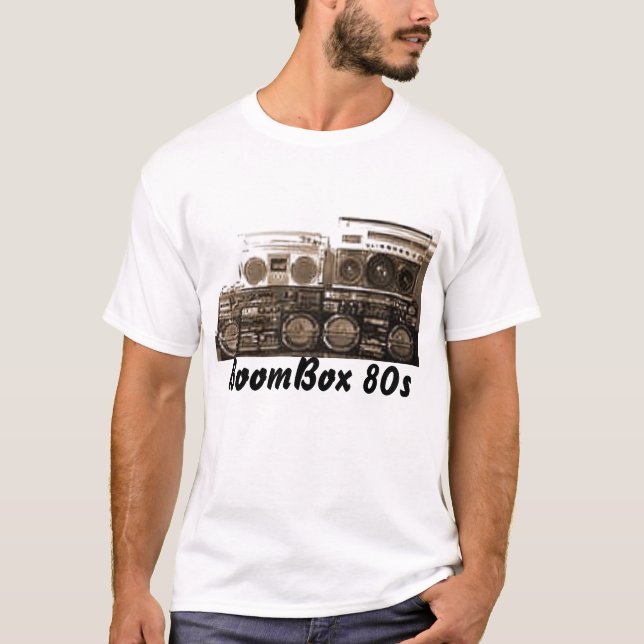 T-shirt BoomBox 80s (Frente)