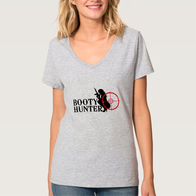 T-shirt Booty Hunter no Deserto Camo (Frente)