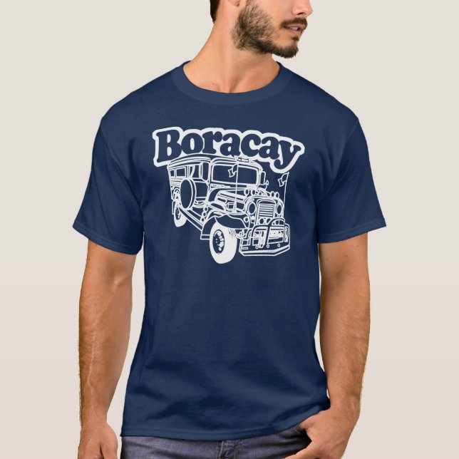 T-shirt Boracay Jeepney (Frente)