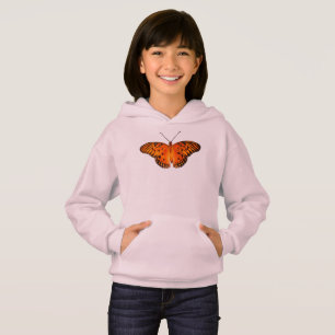 T-shirt Borboleta alaranjada da paixão