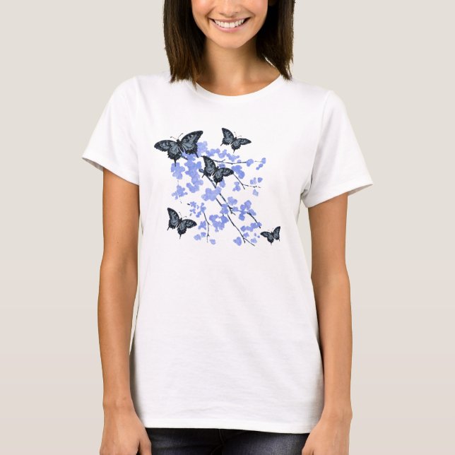 T-Shirt Borboleta Azul (Frente)