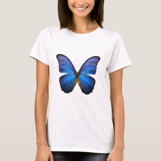 T-shirt Borboleta Azul Radiante