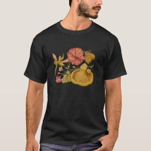 T-shirt Borboleta, Cogumelo e Aquarela Flor