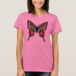 T-shirt Borboleta de prisma