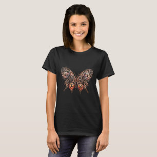 T-SHIRT BORBOLETA DE STEAMPUNK