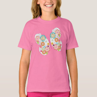 T-shirt Borboleta Floral