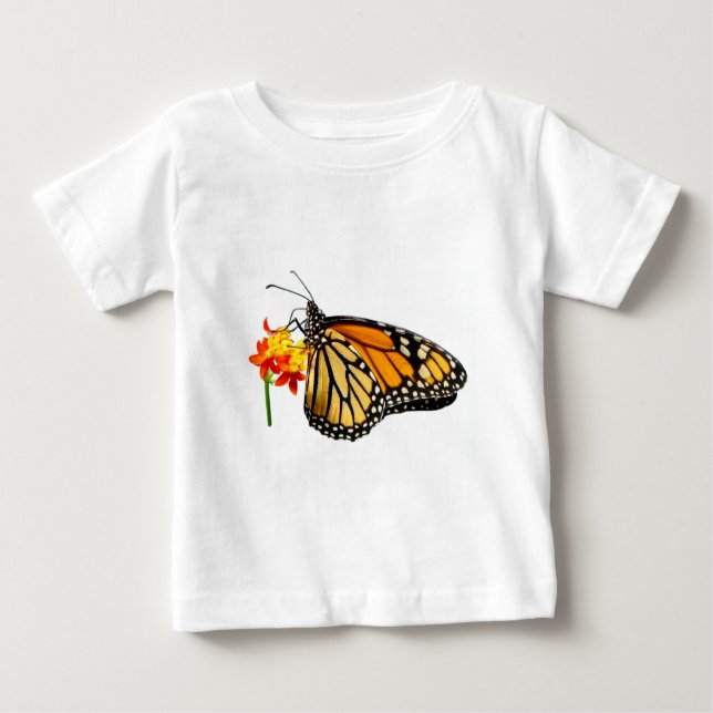 T-shirt Borboleta monarca isolada (Frente)