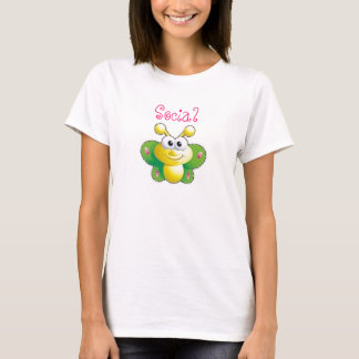 T-shirt Borboleta social