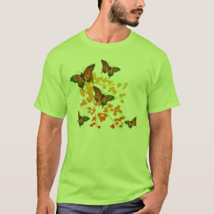 T-Shirt Borboleta Verde