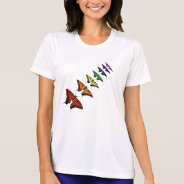 T-shirt Borboletas do Rainbow Chakra