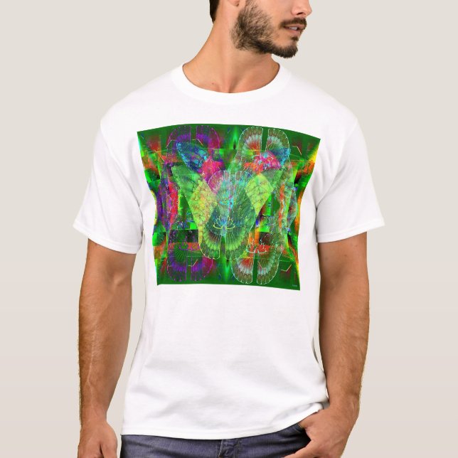 T-shirt Borboletas na parede (Frente)