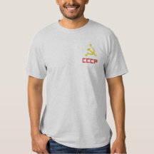 T-shirt bordado de CCCP