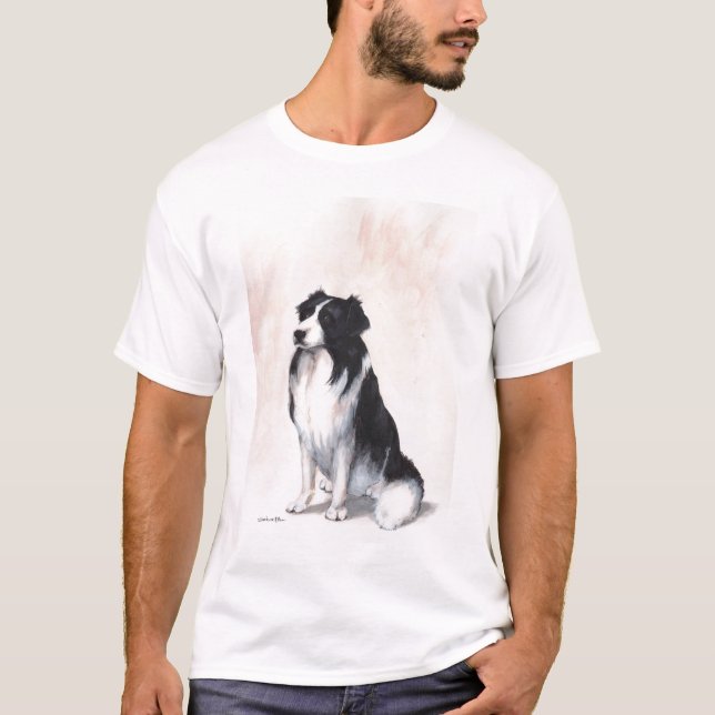 T-shirt Border collie (Frente)