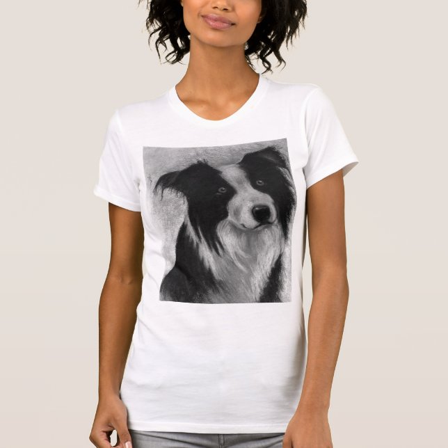 T-shirt Border collie (Frente)
