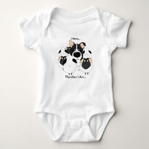 T-shirt Border collie - rebanho de I… conseqüentemente eu