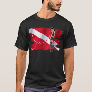 T-shirt Borrachos quentes do mergulho no biquini