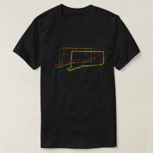 T-shirt borrão do orgulho de conexão