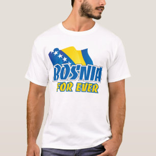 T-shirt Bósnia para nunca