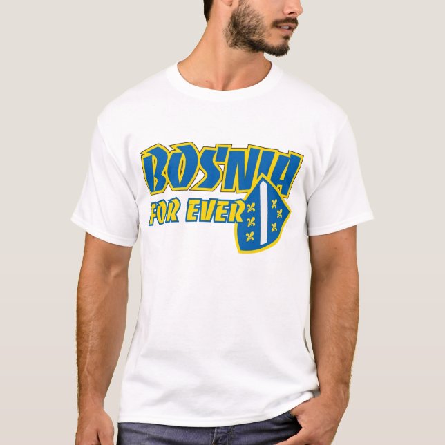 T-shirt Bósnia para nunca (Frente)
