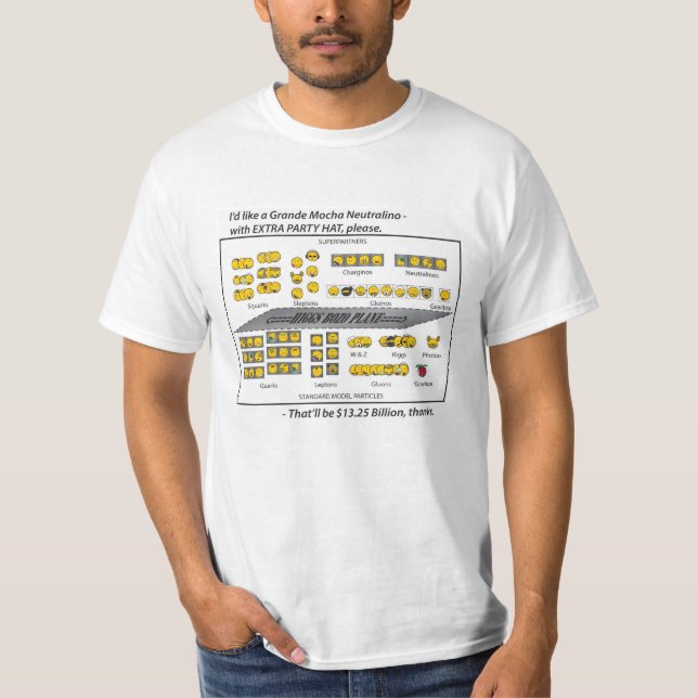 T-shirt Bosons de Higgs para idiota (Frente)