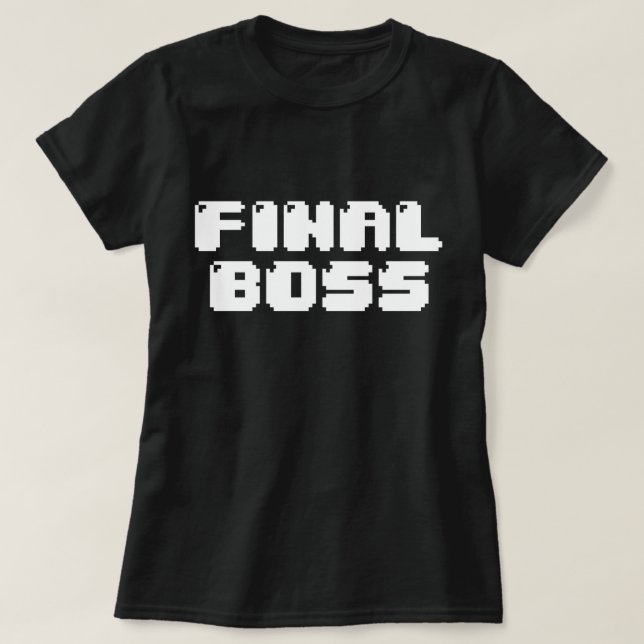 T-Shirt BOSS FINAL (Frente do Design)