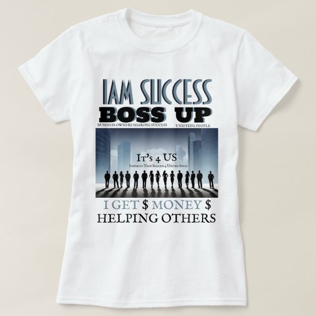 T-Shirt BOSS UP (Frente do Design)