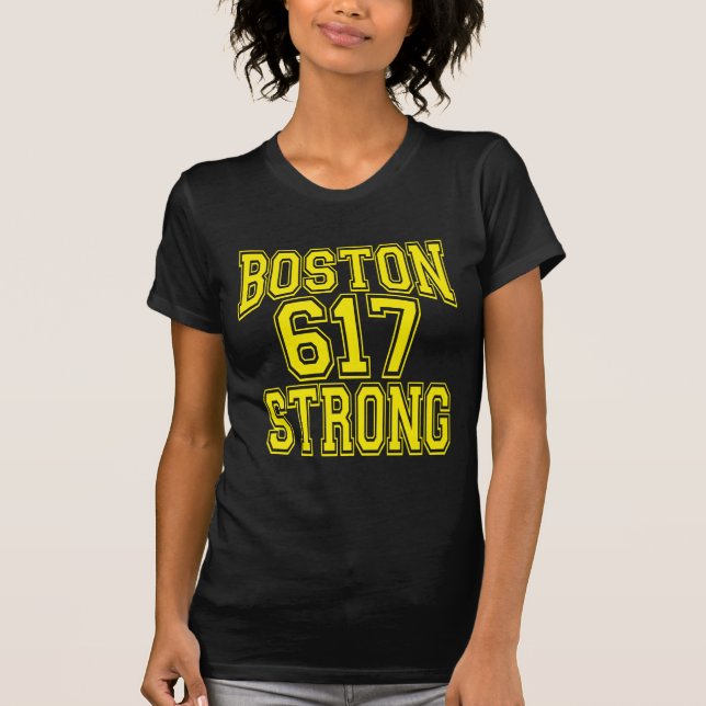 T-shirt Boston 617 Strong (Frente)