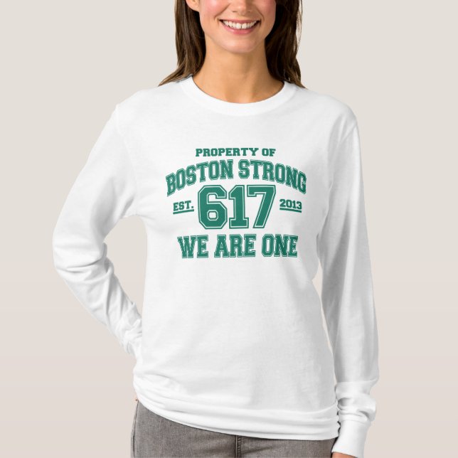 T-shirt Boston Forte Somos Um (Frente)