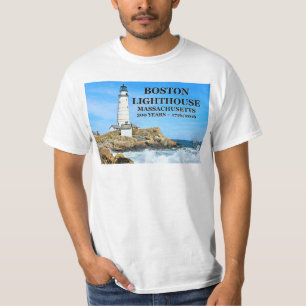 T-shirt Boston Lighthouse, Massachusetts