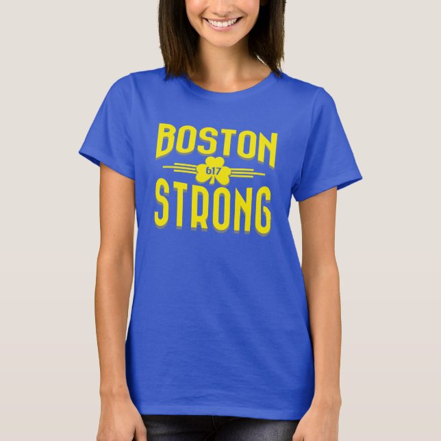T-shirt Boston Strong Deco Shamrock (Frente)