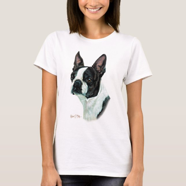 T-shirt Boston Terrier (Frente)