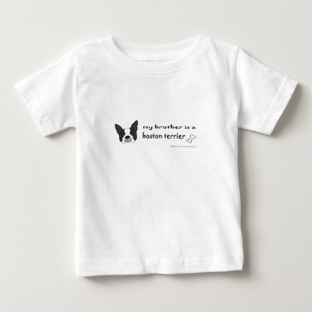 T-shirt boston terrier (Frente)
