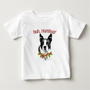 T-shirt Boston Terrier Bah Humbug