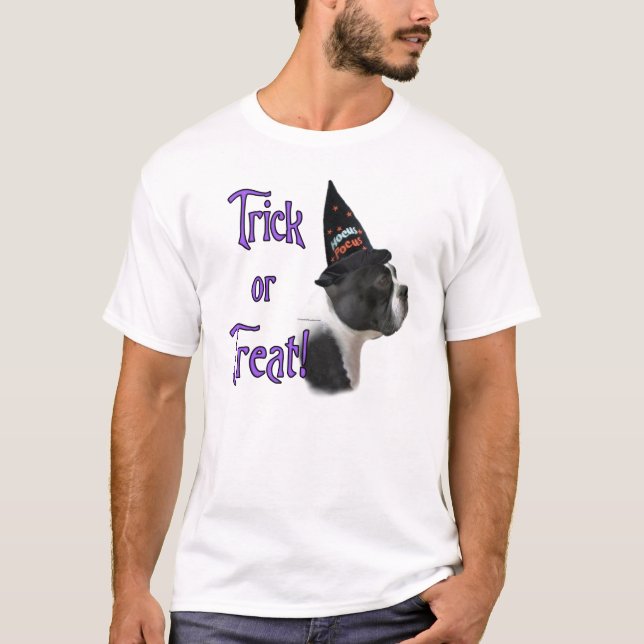 T-shirt Boston Terrier Trick (Frente)