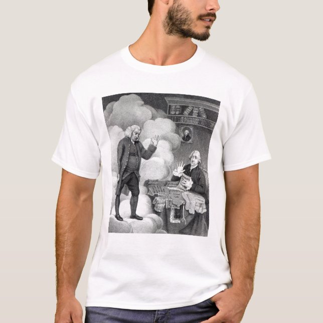 T-shirt Boswell e o fantasma de Samuel Johnson (Frente)