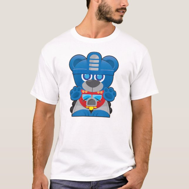 T-shirt Bot do urso de Opti (Frente)