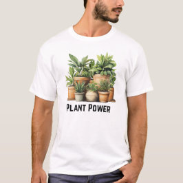 T-Shirt Botânico de Potência da Planta