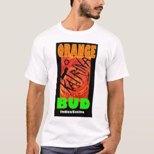 T-SHIRT BOTÃO DA LARANJA DE KATRINA