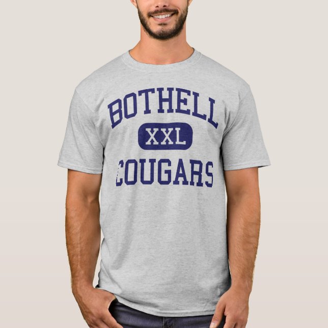 T-shirt Bothell - pumas - alto - Bothell Washington (Frente)