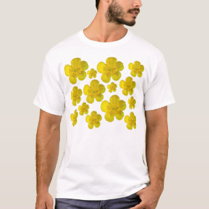 T-shirt Botões de ouro