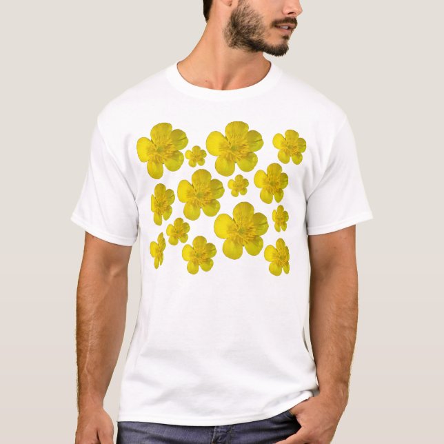T-shirt Botões de ouro (Frente)