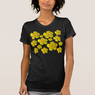 T-shirt Botões de ouro