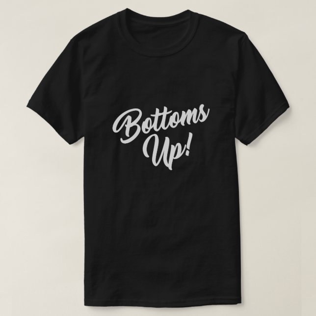 T-SHIRT BOTOMS PARA CIMA! (Frente do Design)